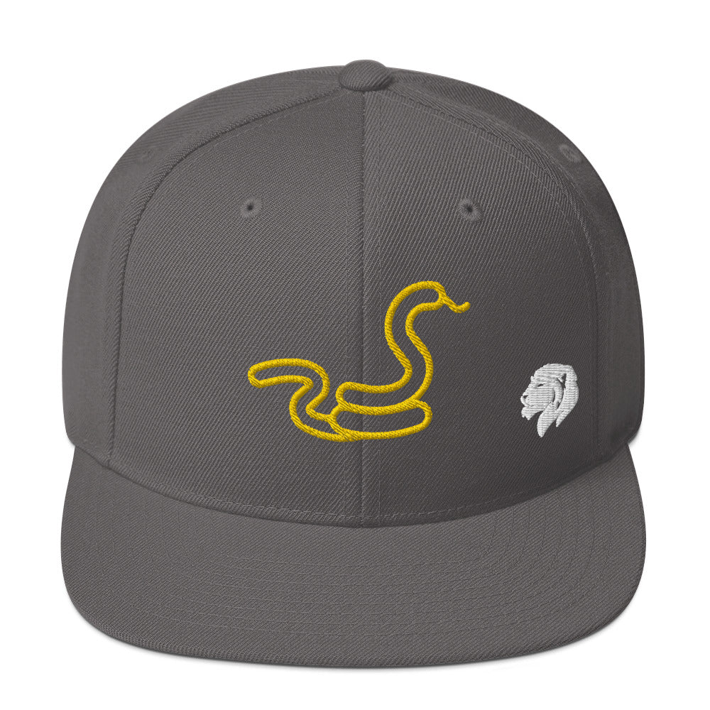 0803z Snapback Cap, Animal - Snake, 02