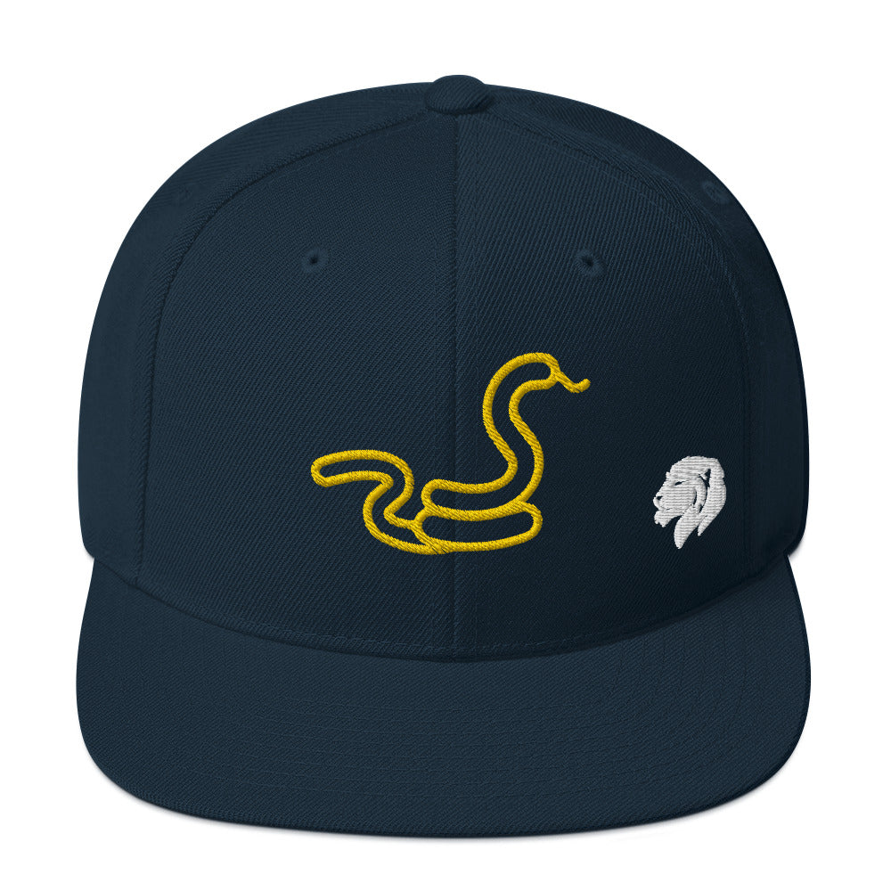 0803z Snapback Cap, Animal - Snake, 02