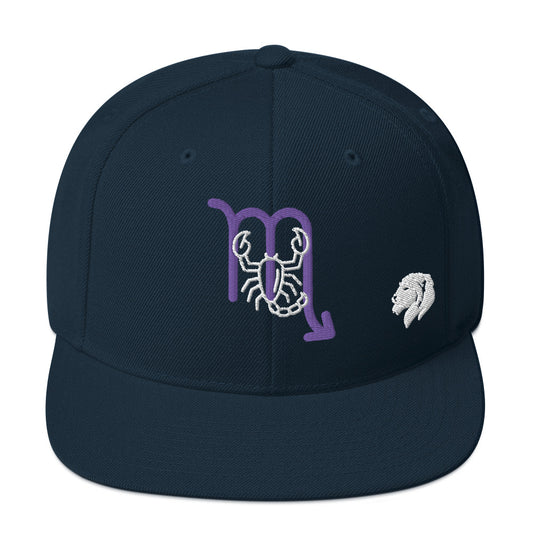 0803z Snapback Cap, Astrology Zodiac - Scorpio Scorpion, 02