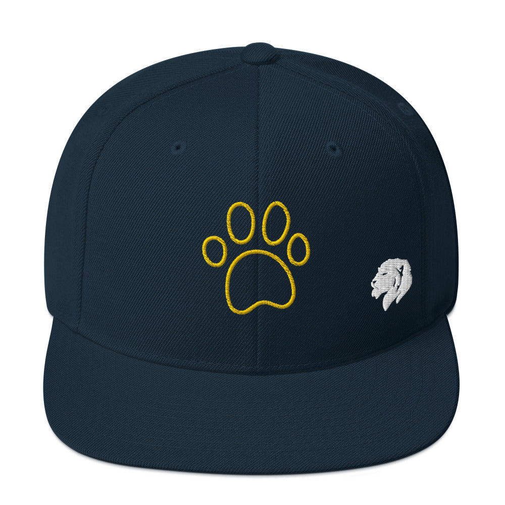 0803z Snapback Cap, Animal - Dog Paw, 02