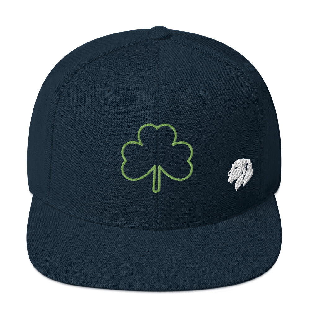 0803z Snapback Cap, Earth - Clover Shamrock Ireland, 02