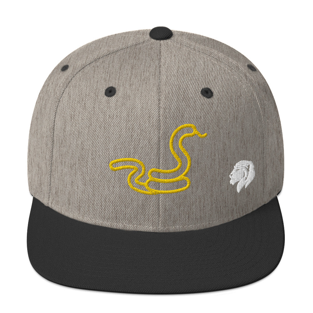 0803z Snapback Cap, Animal - Snake, 02