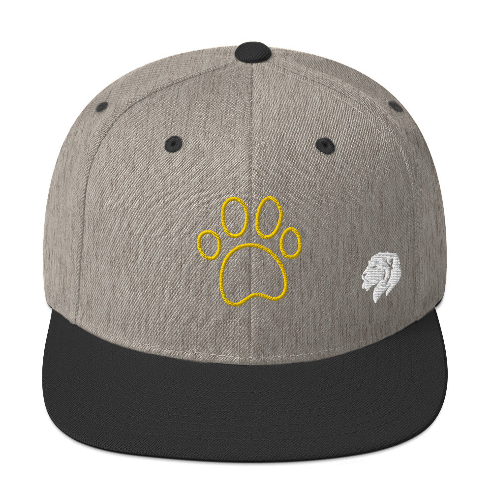 0803z Snapback Cap, Animal - Dog Paw, 02