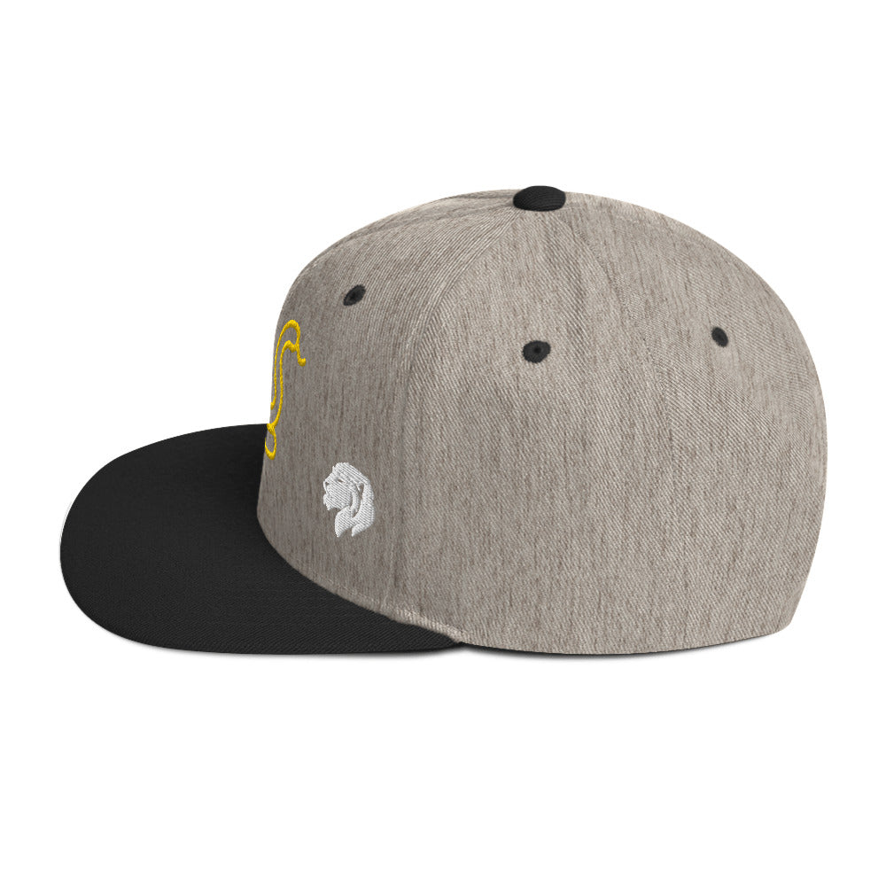 0803z Snapback Cap, Animal - Snake, 02