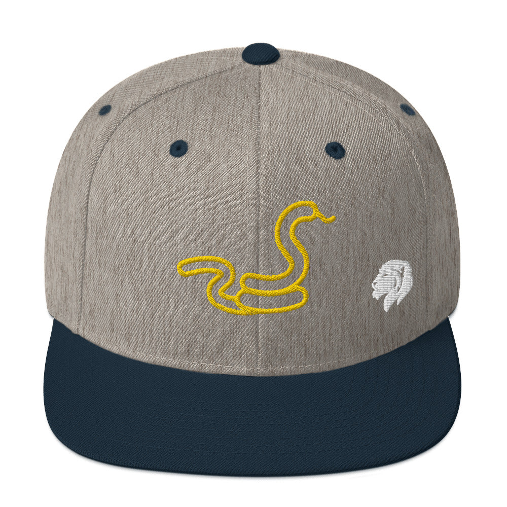 0803z Snapback Cap, Animal - Snake, 02