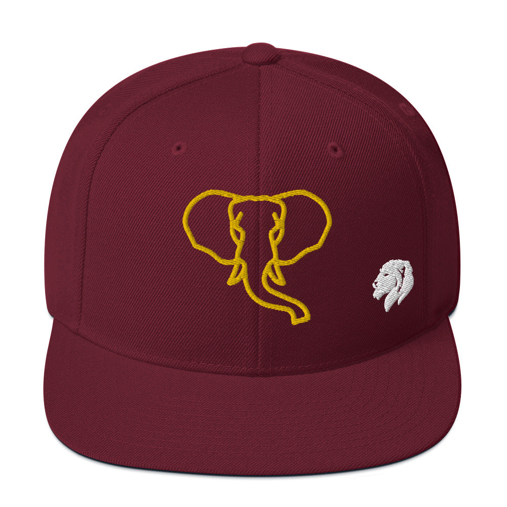 0803z Snapback Cap, Animal - Elephant, 02