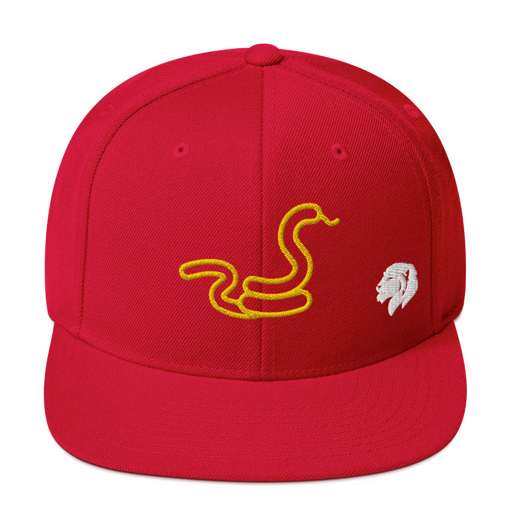 0803z Snapback Cap, Animal - Snake, 02