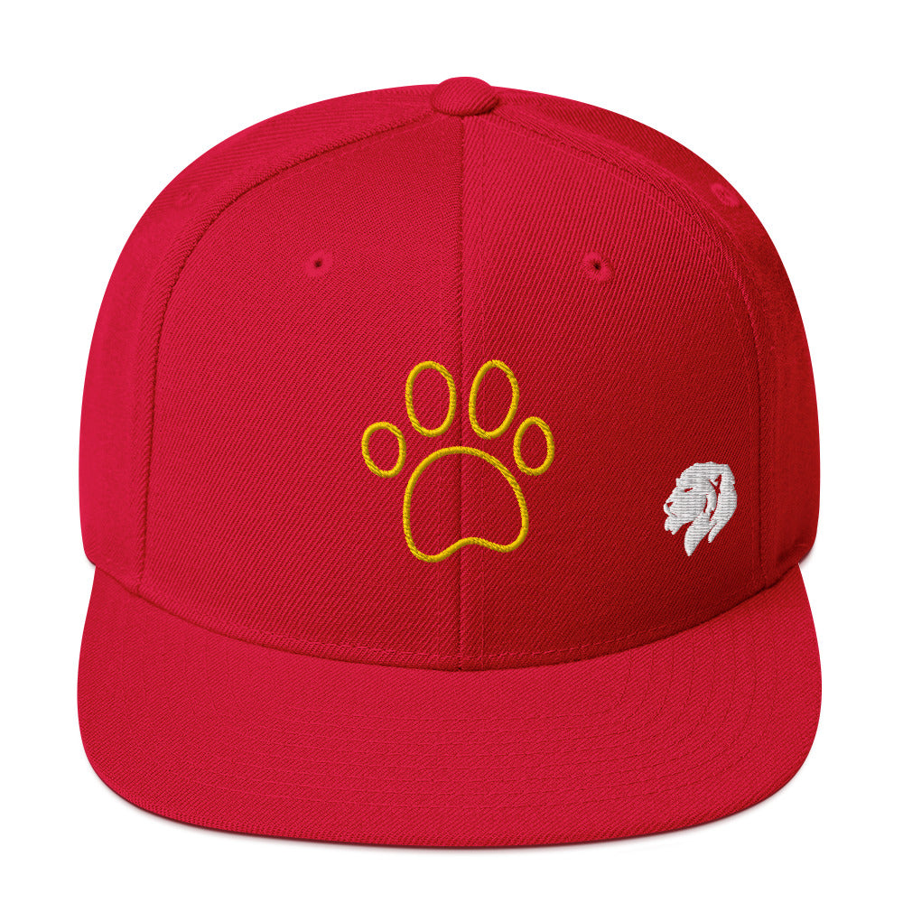 0803z Snapback Cap, Animal - Dog Paw, 02