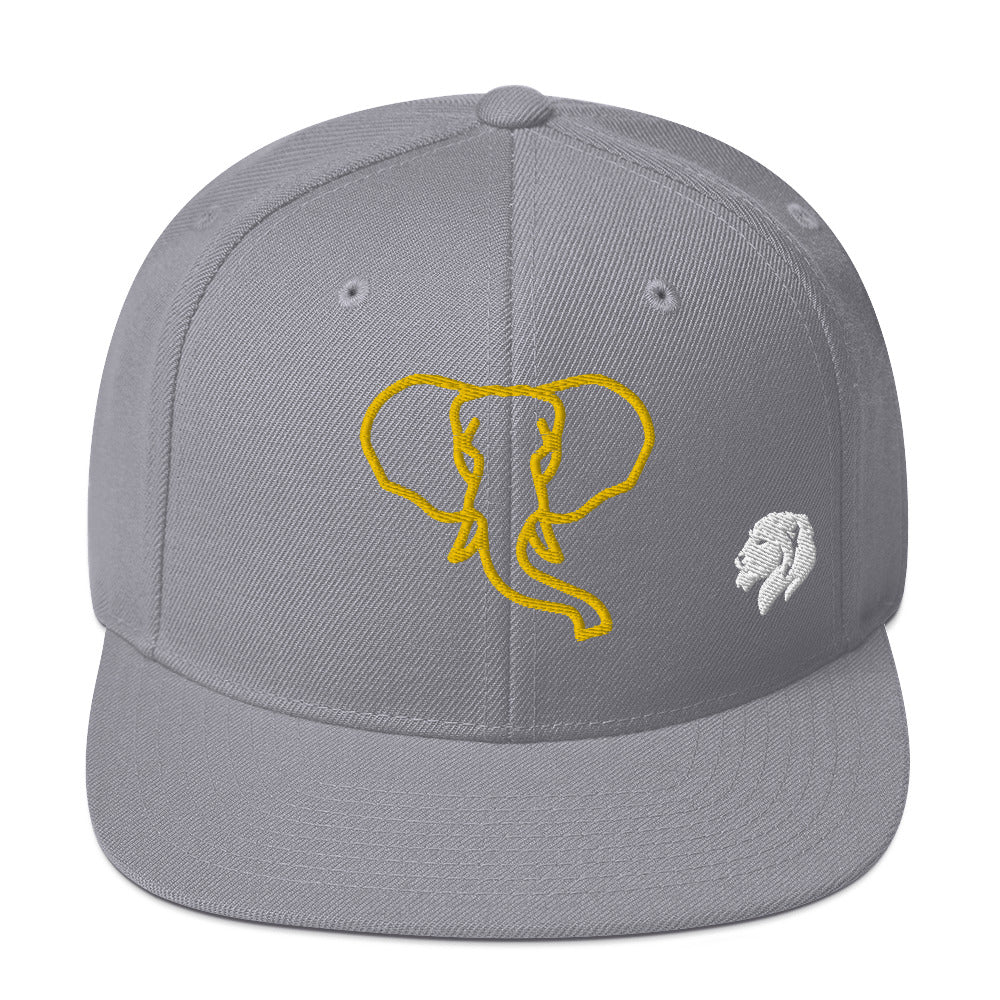 0803z Snapback Cap, Animal - Elephant, 02