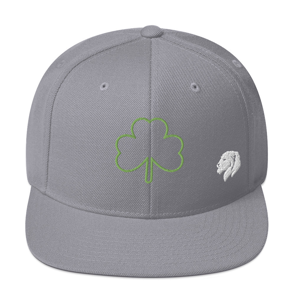 0803z Snapback Cap, Earth - Clover Shamrock Ireland, 02