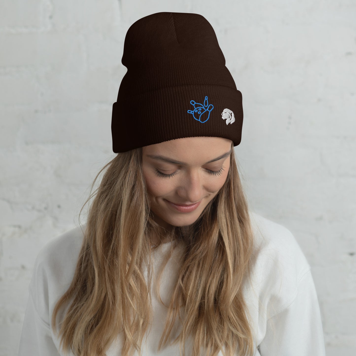 0801c Cuffed Beanie, Sport - Ten Pin Bowling