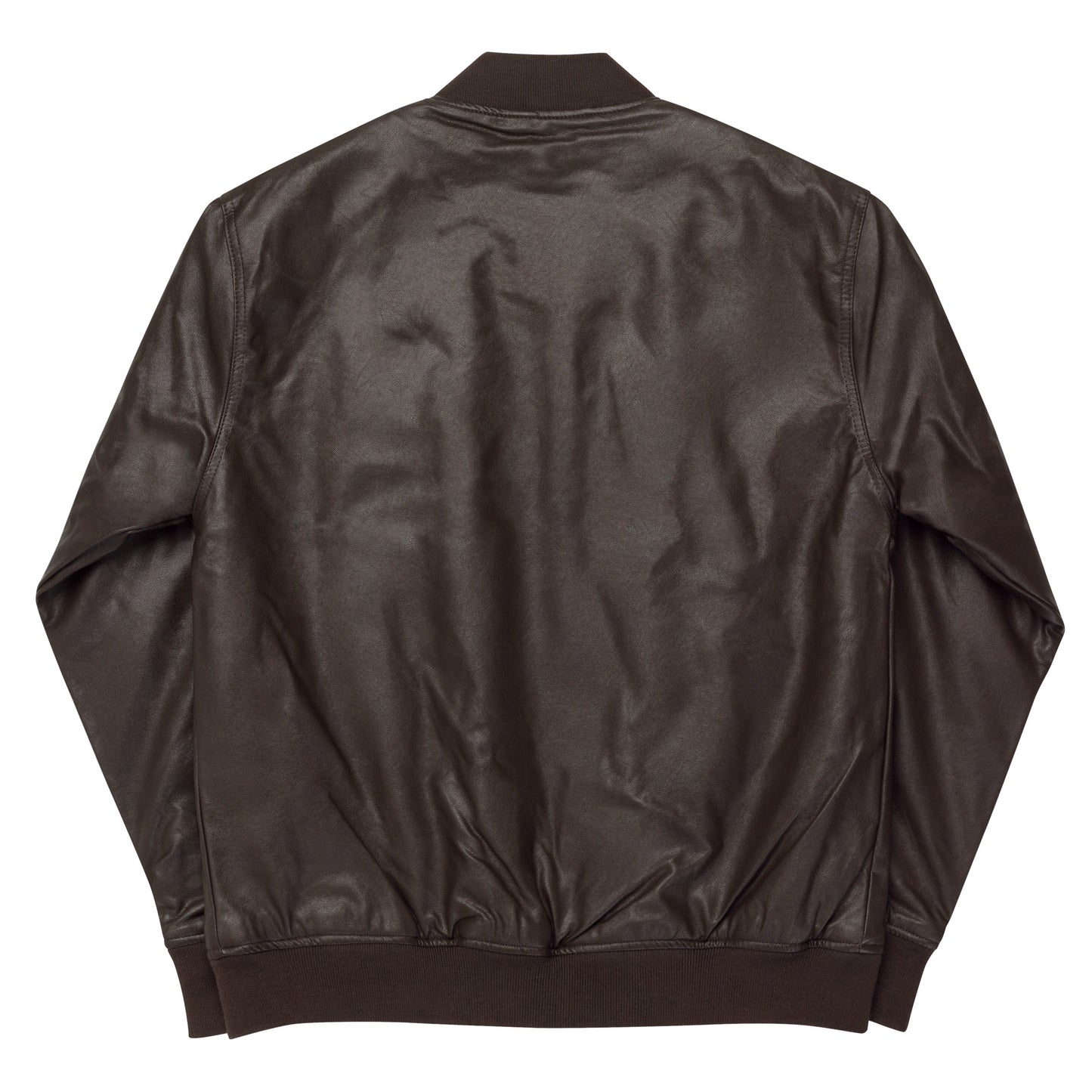 0601b Faux Leather Bomber Jacket, 03