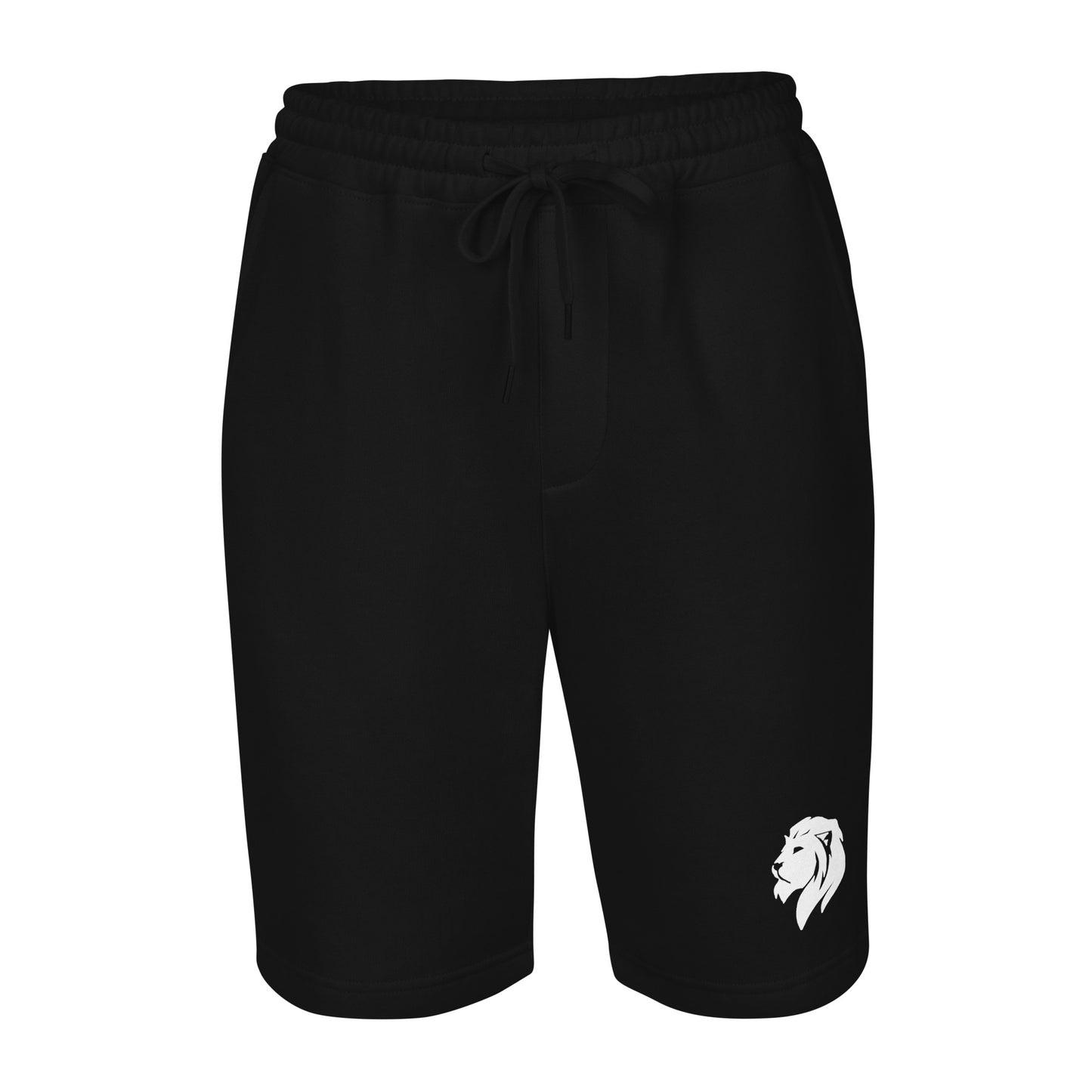 0201 Unisex Fleece Shorts, Solid Black, 02