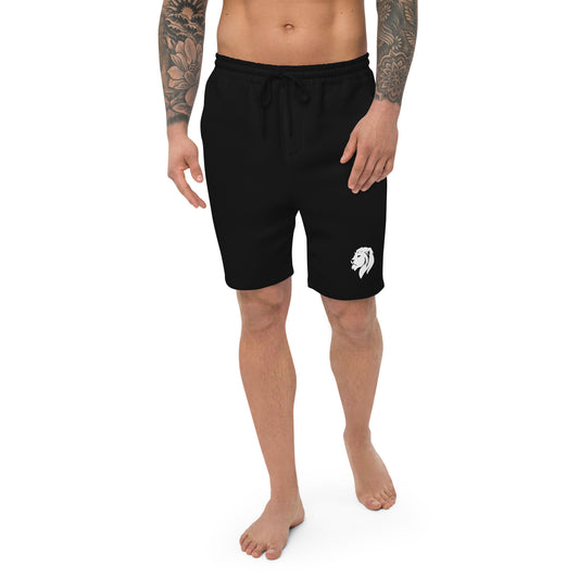 Solid Black, 0202 Unisex Fleece Shorts, 02