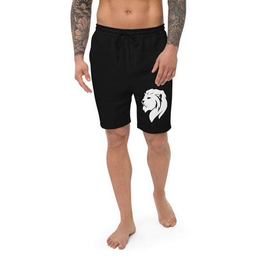 Solid Black, 0202 Unisex Fleece Shorts, 07