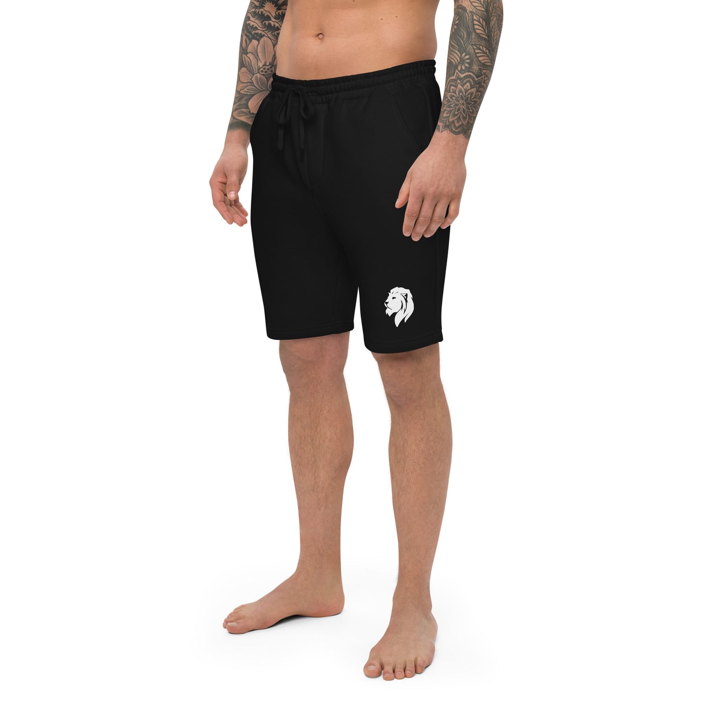 0201 Unisex Fleece Shorts, Solid Black, 02