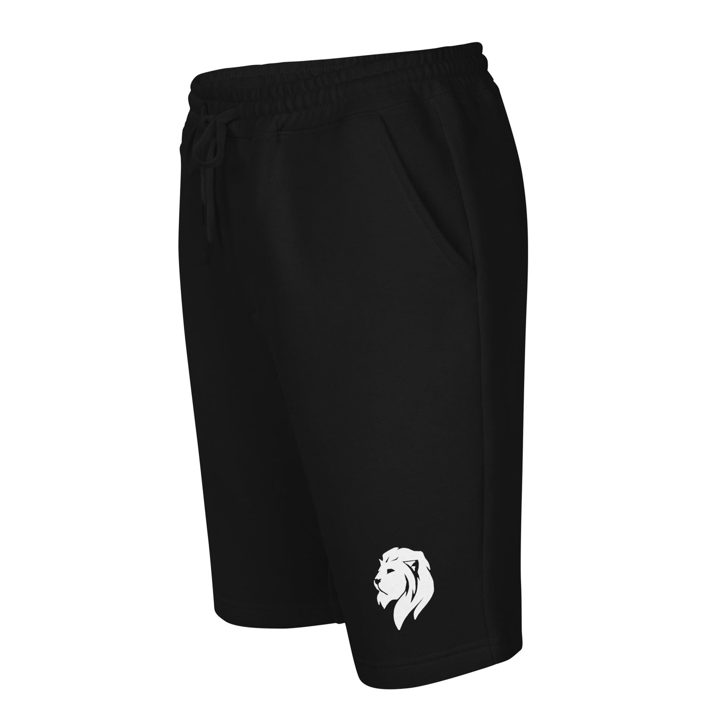 0201 Unisex Fleece Shorts, Solid Black, 02