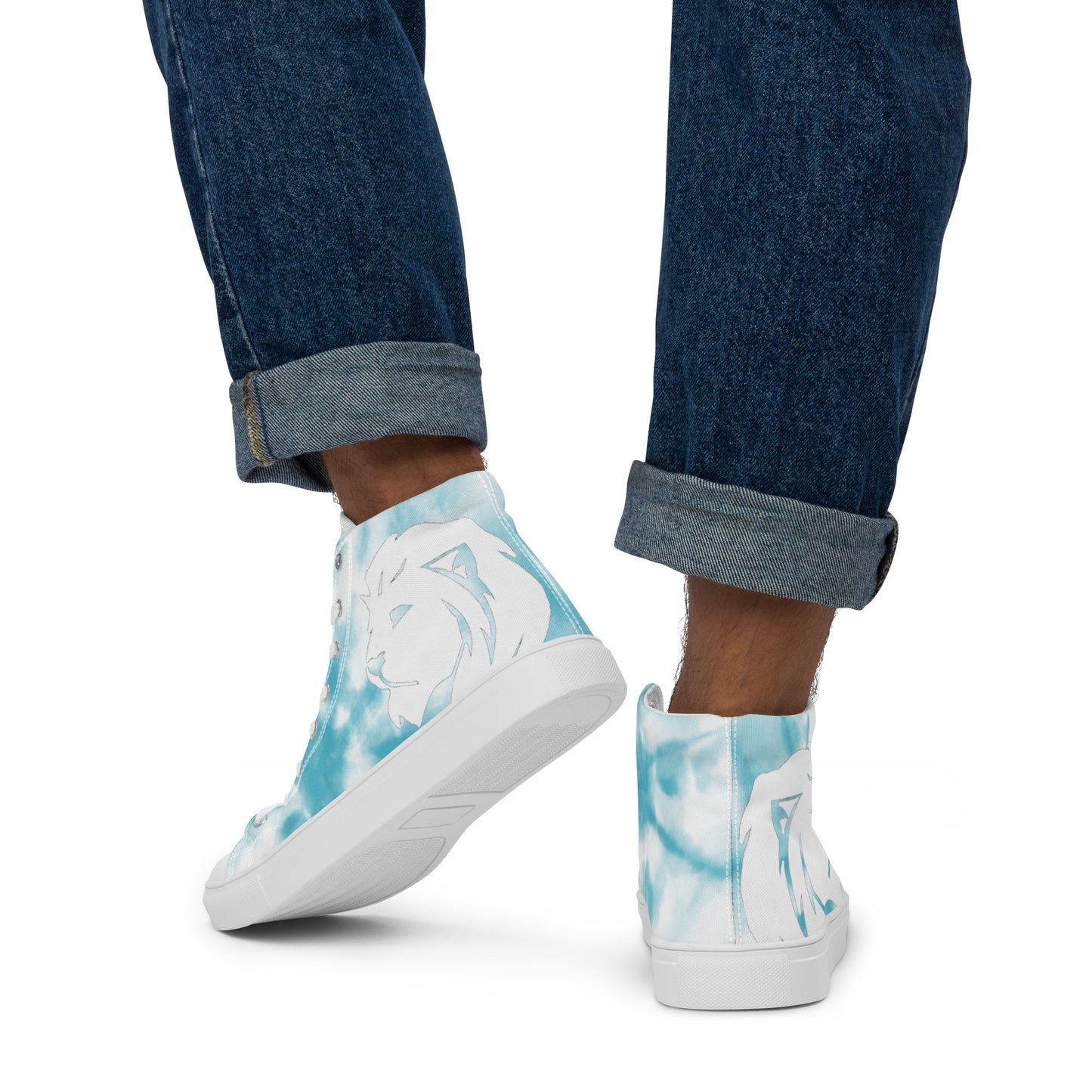 0704 Hi-Tops, Tie Dye Light Blue, mk2