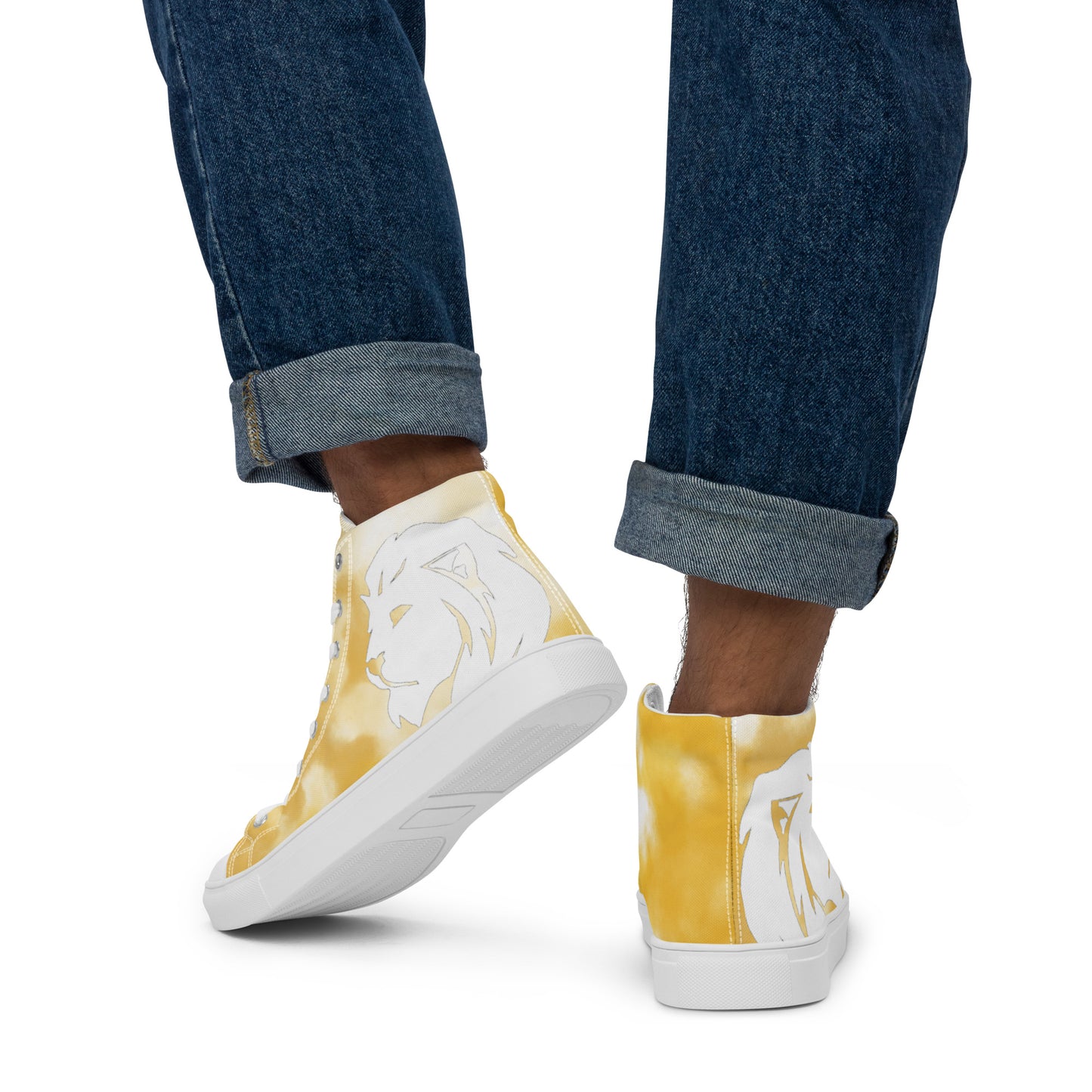 0704 Hi-Tops, Watercolour Yellow, mk2