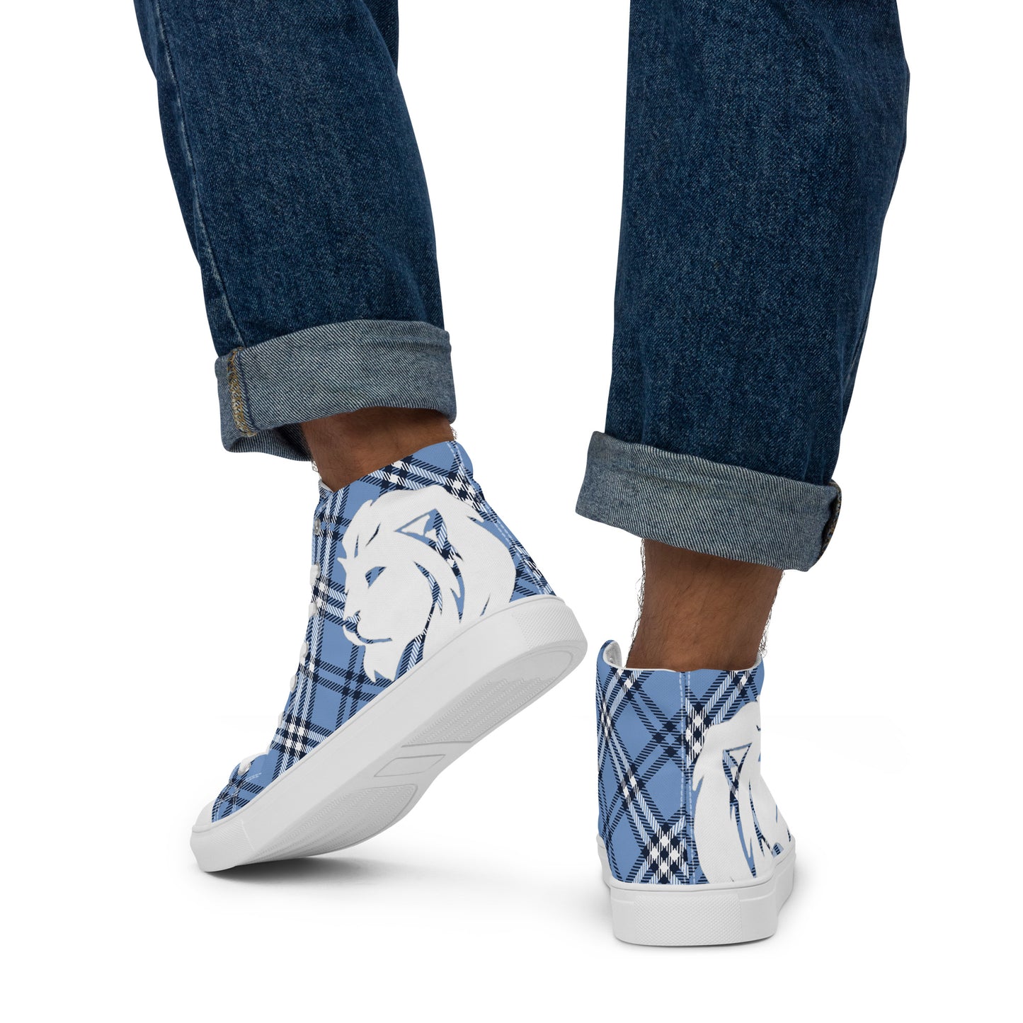 0704 Hi-Tops, Plaid Blue, mk2