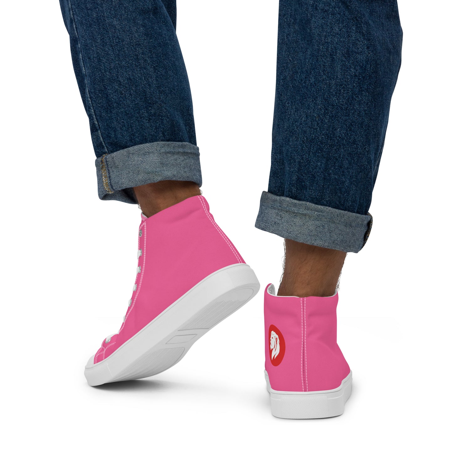 0704 Hi-Tops, Solid Pink, mk1