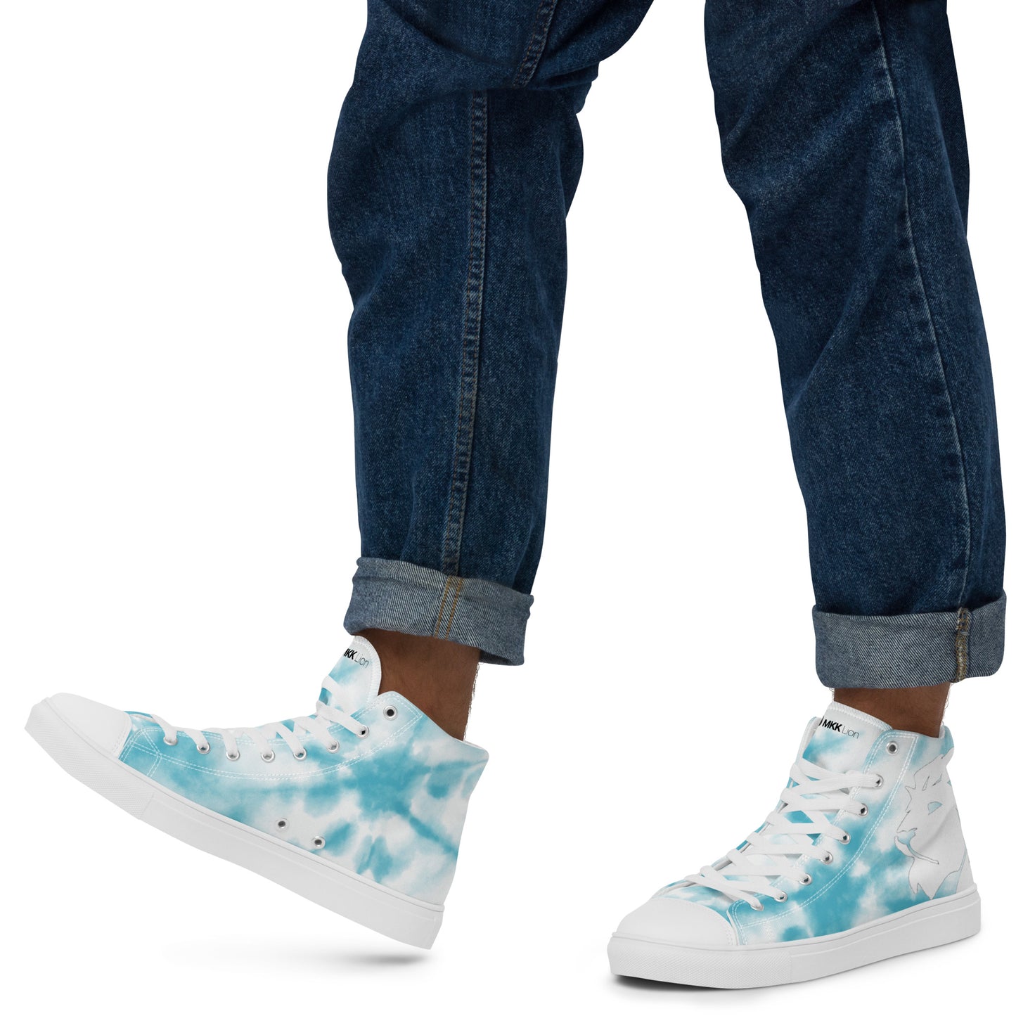 0704 Hi-Tops, Tie Dye Light Blue, mk2