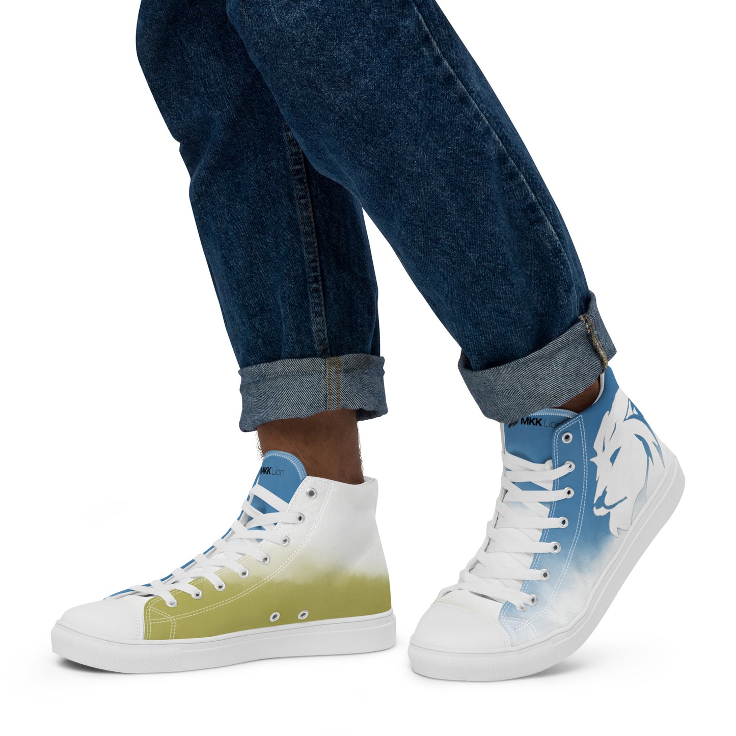 0704 Hi-Tops, Gradient Blue and Green, mk2