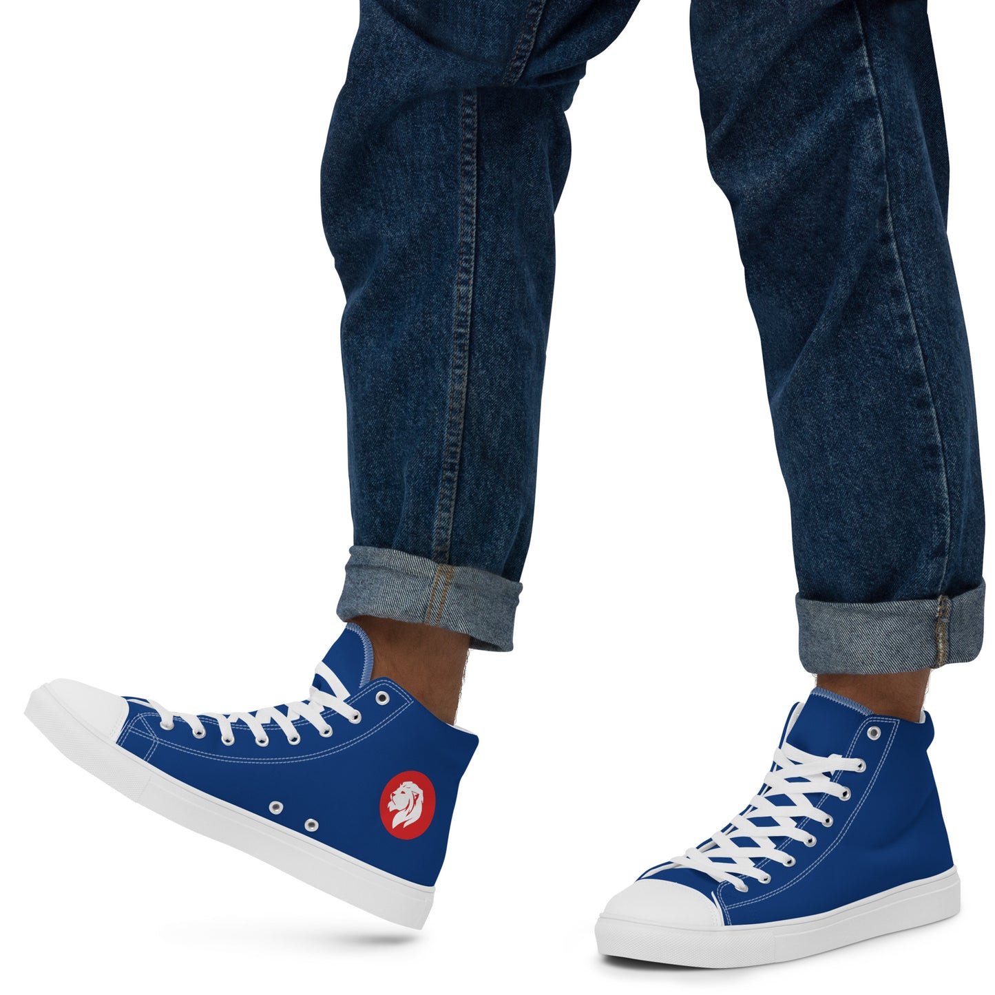 0704 Hi-Tops, Solid Blue, mk1