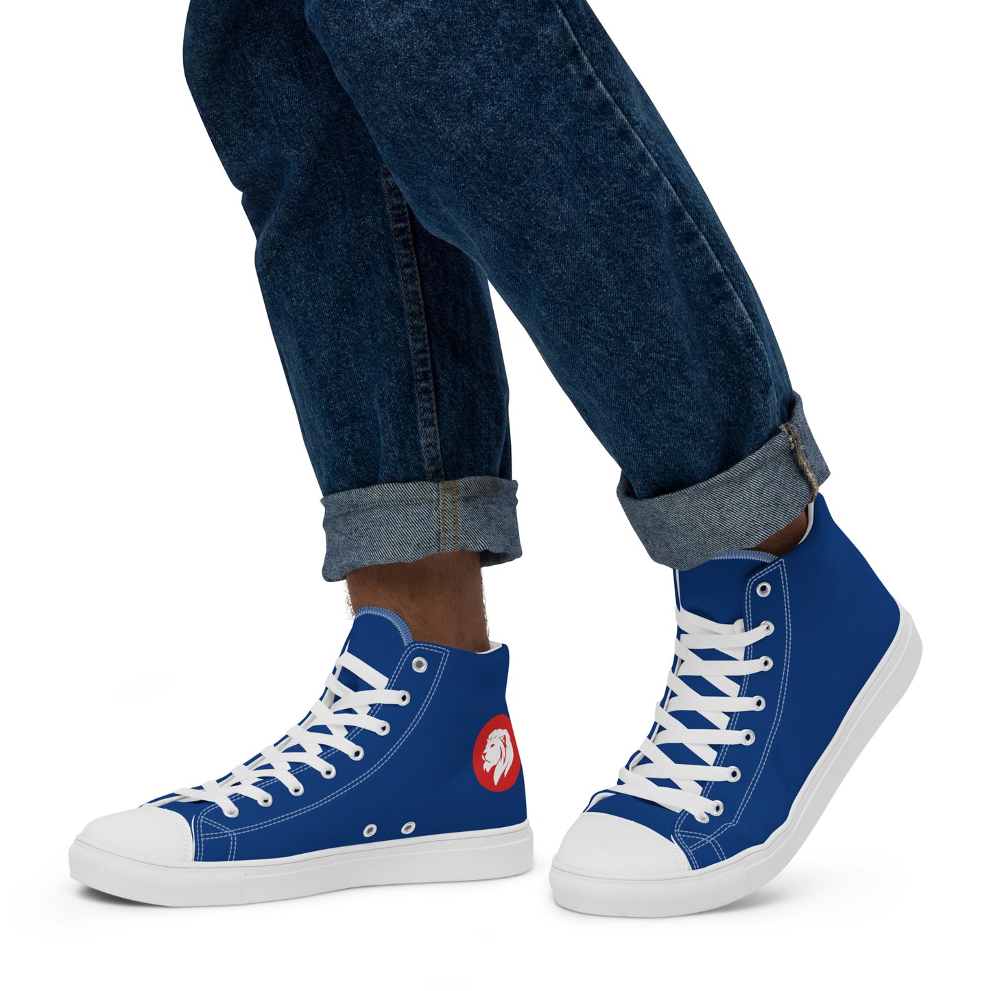 0704 Hi-Tops, Solid Blue, mk1