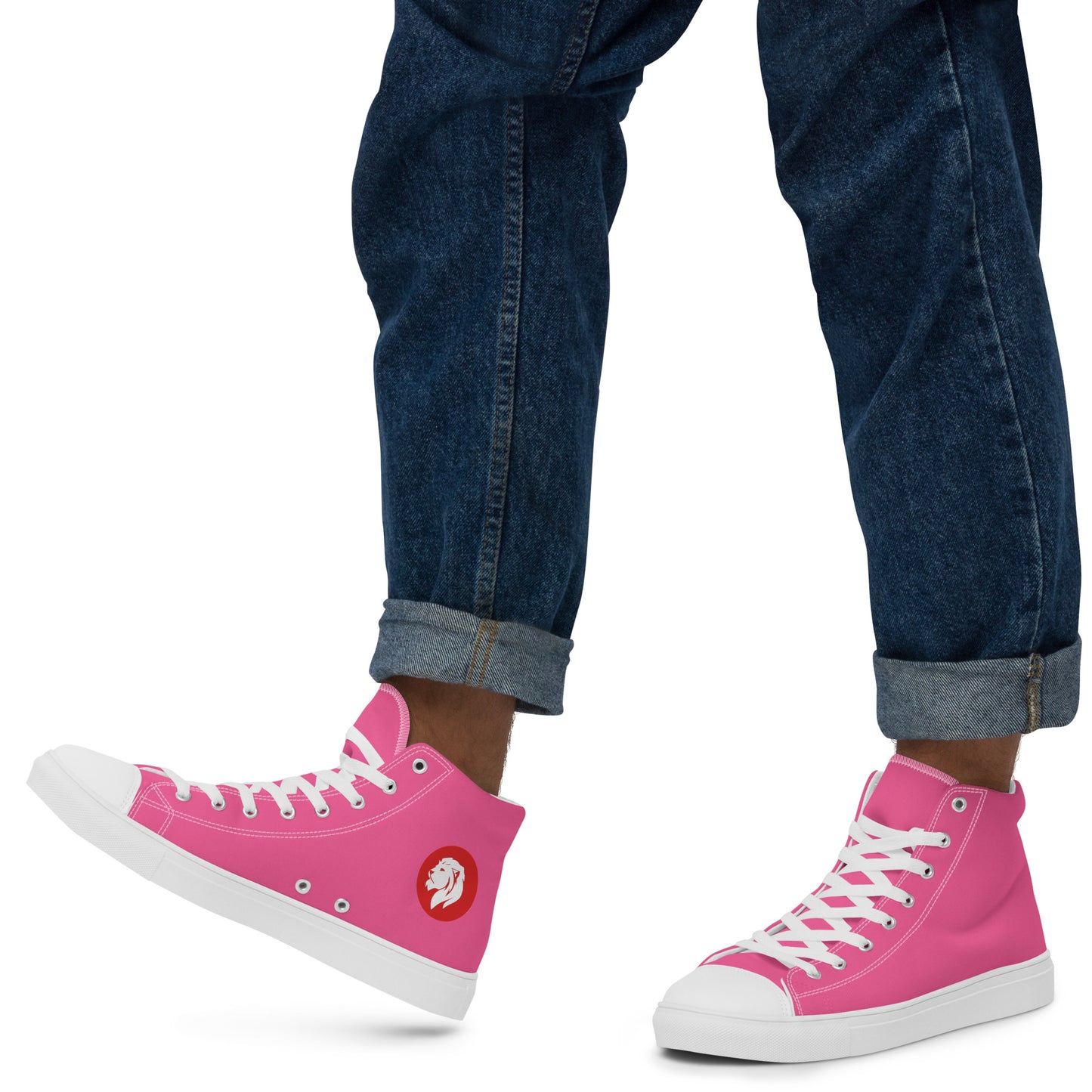 0704 Hi-Tops, Solid Pink, mk1