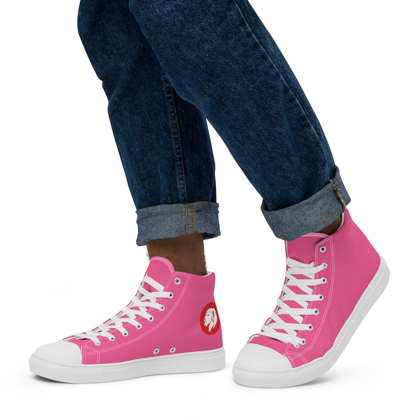 0704 Hi-Tops, Solid Pink, mk1