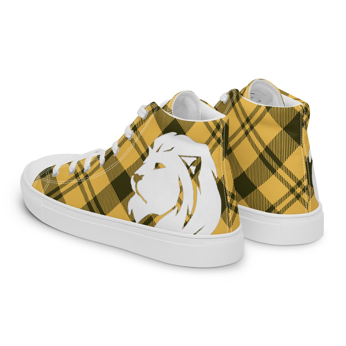 0704 Hi-Tops, Plaid Yellow, mk2