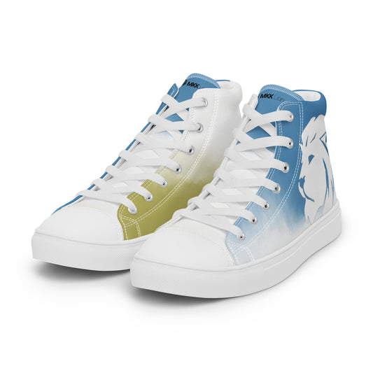 0704 Hi-Tops, Gradient Blue and Green, mk2