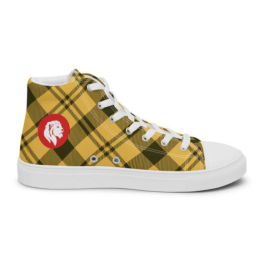 0704 Hi-Tops, Plaid Yellow, mk1