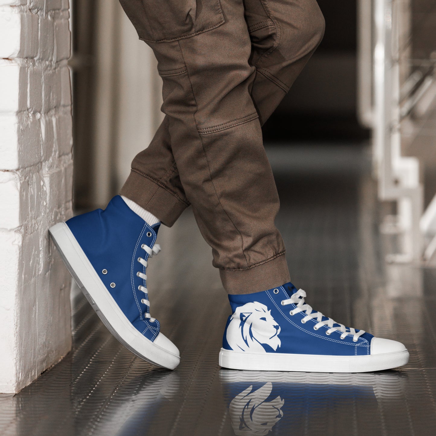 0704 Hi-Tops, Solid Blue, mk2