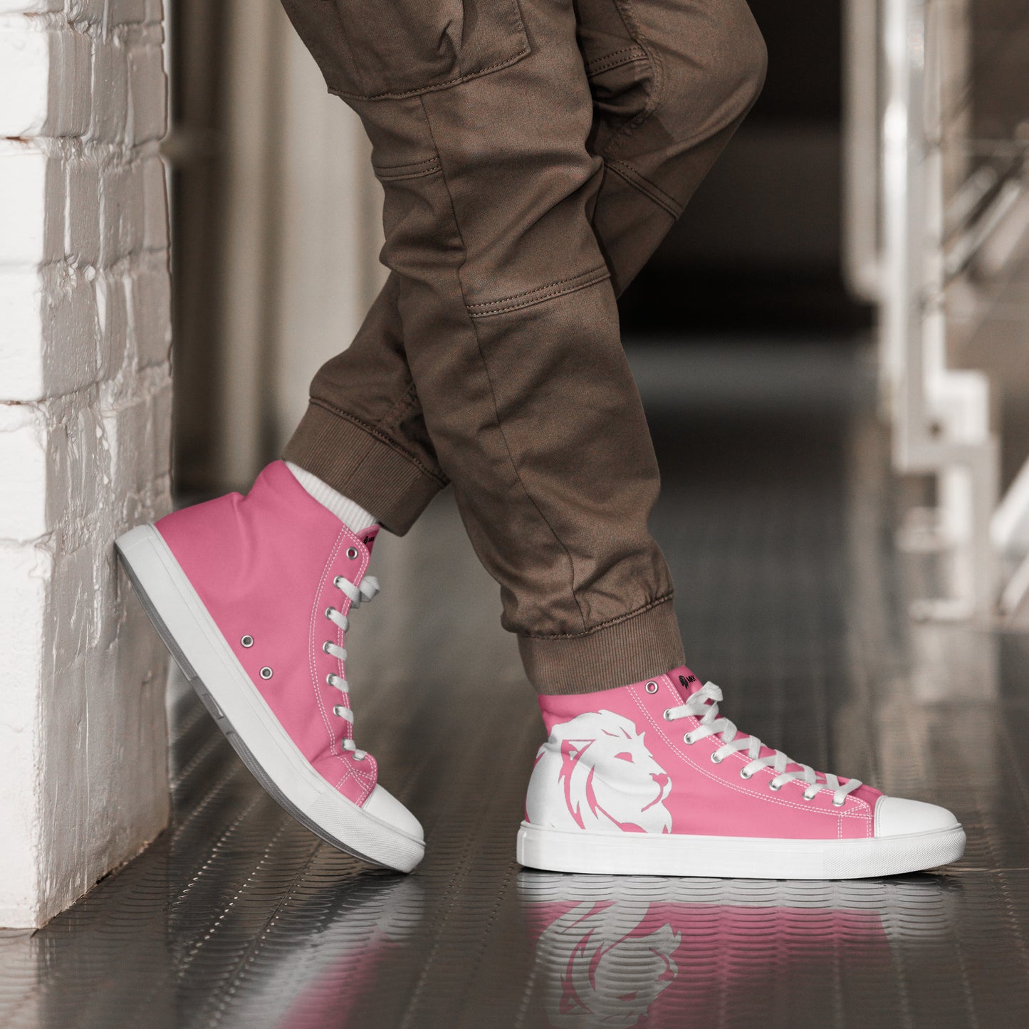 0704 Hi-Tops, Solid Pink, mk2