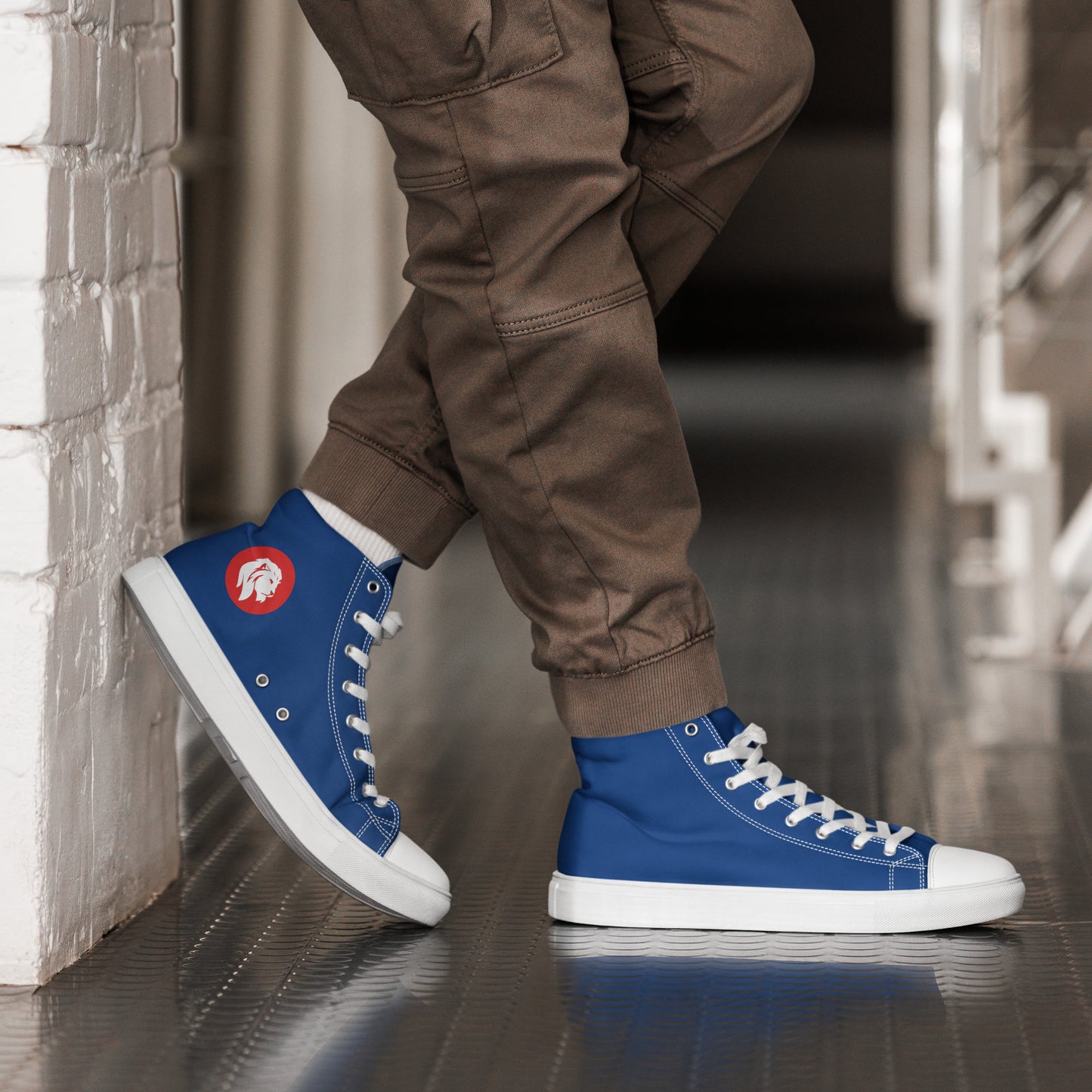 0704 Hi-Tops, Solid Blue, mk1