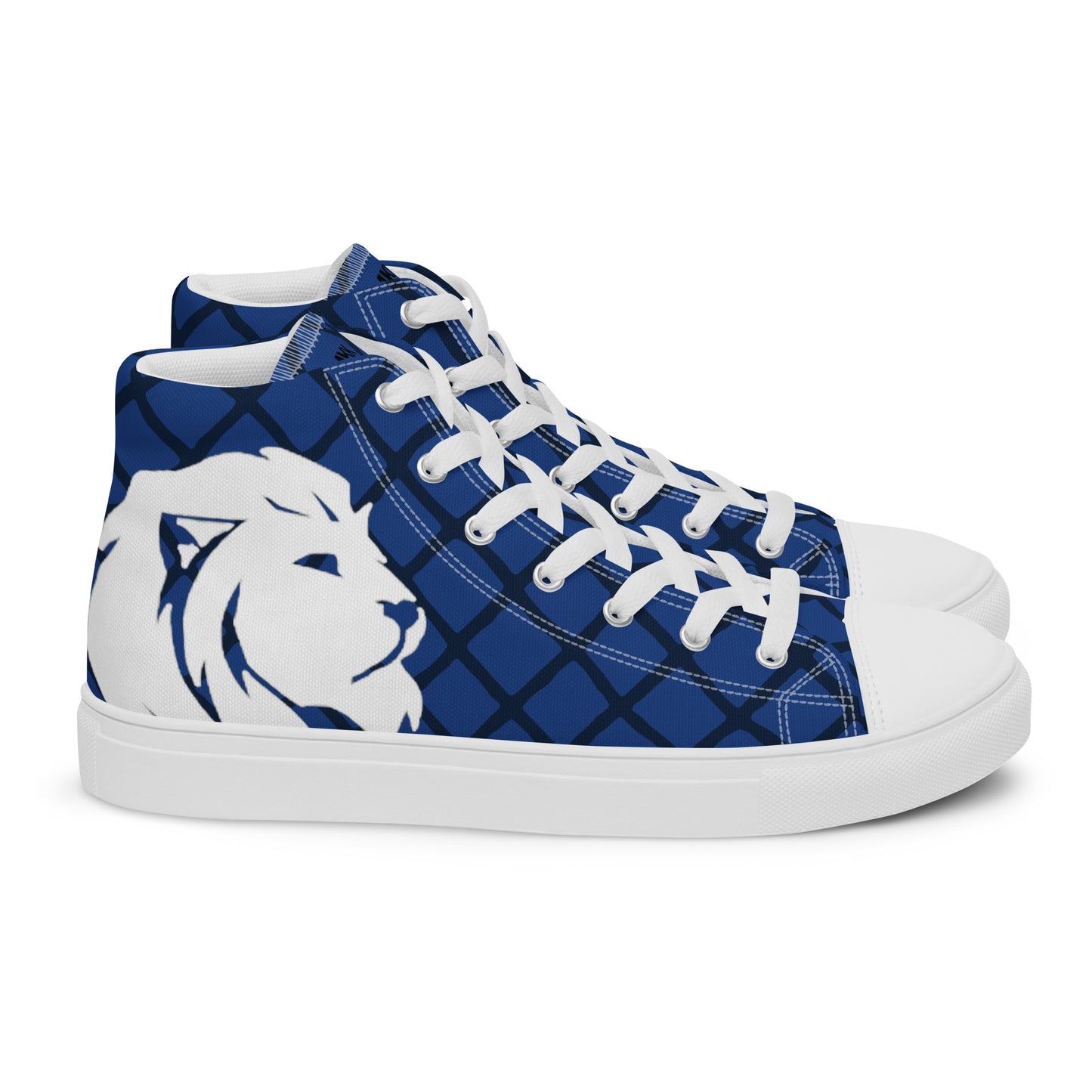 0704 Hi-Tops, Electric Blue Grid, mk2