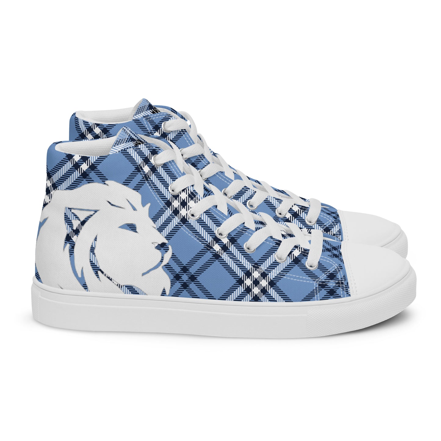 0704 Hi-Tops, Plaid Blue, mk2