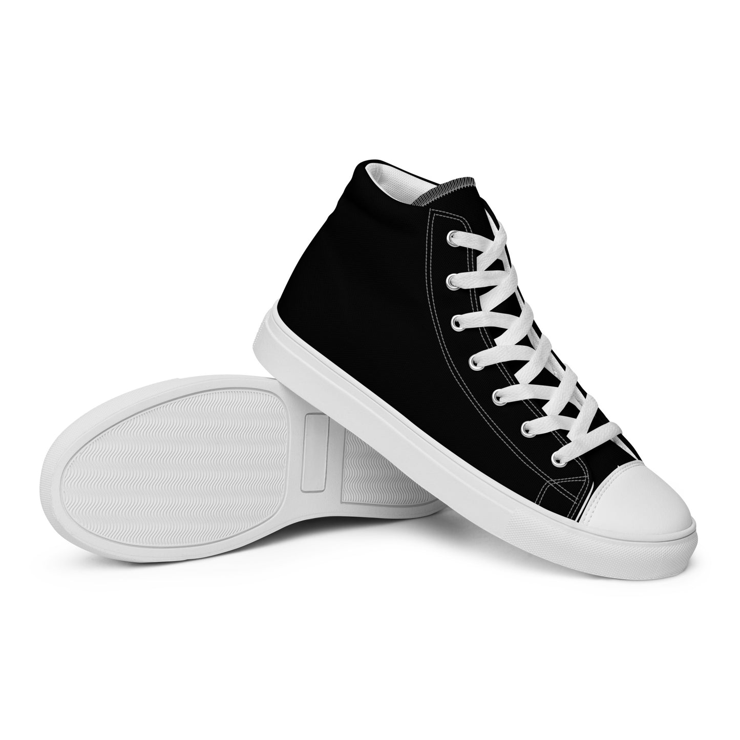 0704 Hi-Tops, Solid Black, mk1