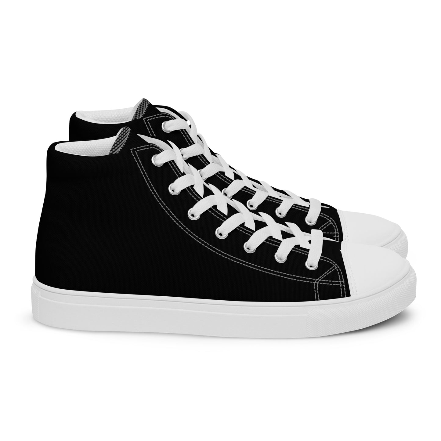 0704 Hi-Tops, Solid Black, mk1