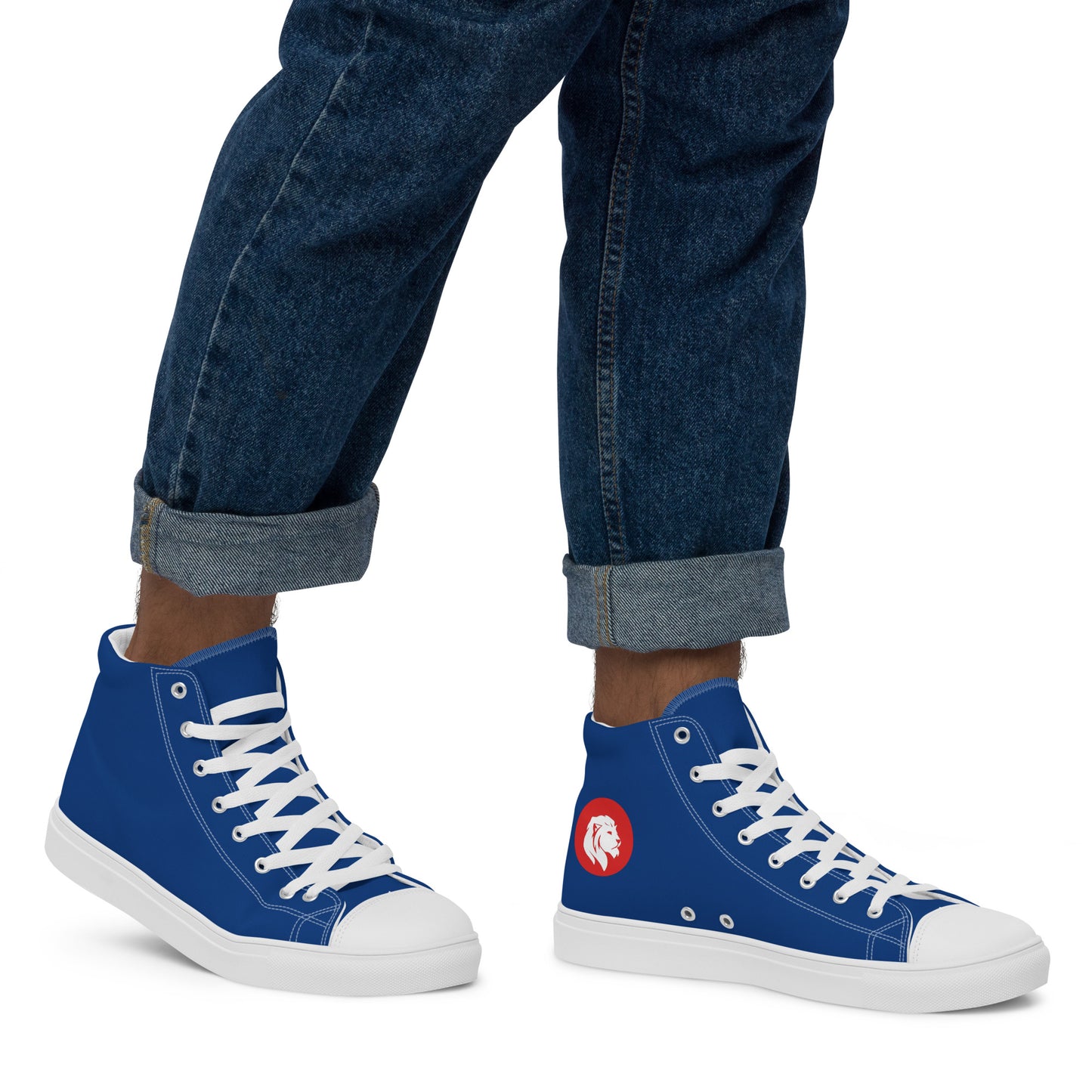 0704 Hi-Tops, Solid Blue, mk1