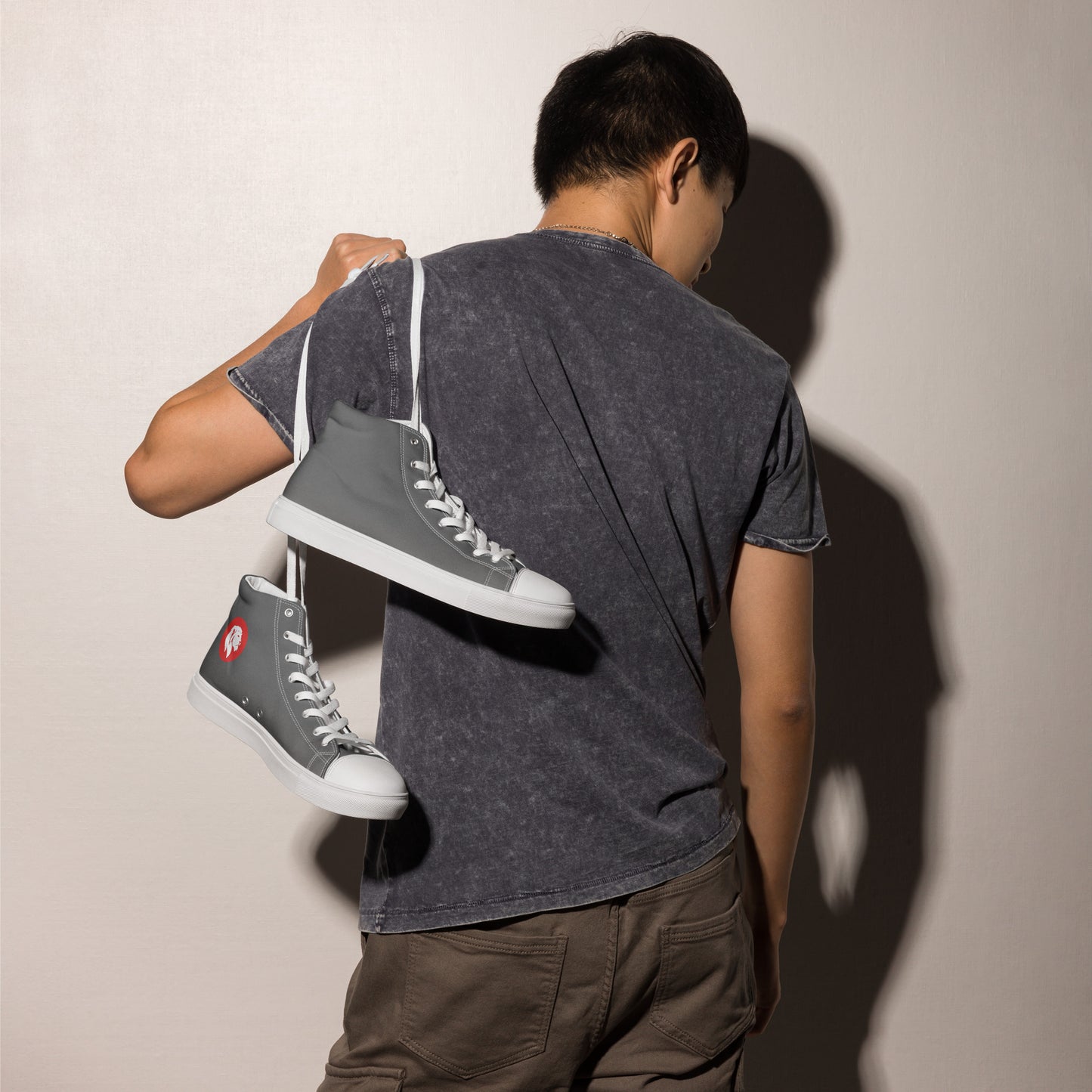 0704 Hi-Tops, Solid Grey, mk1