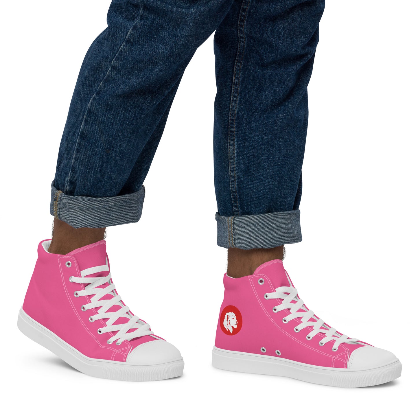 0704 Hi-Tops, Solid Pink, mk1