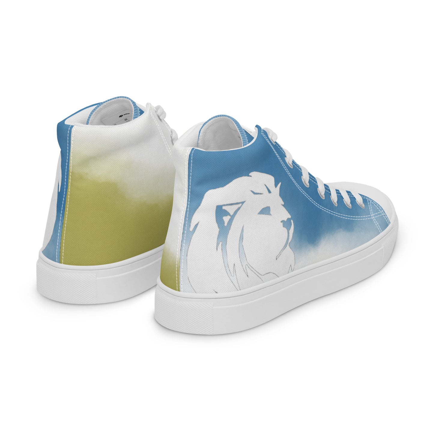 0704 Hi-Tops, Gradient Blue and Green, mk2