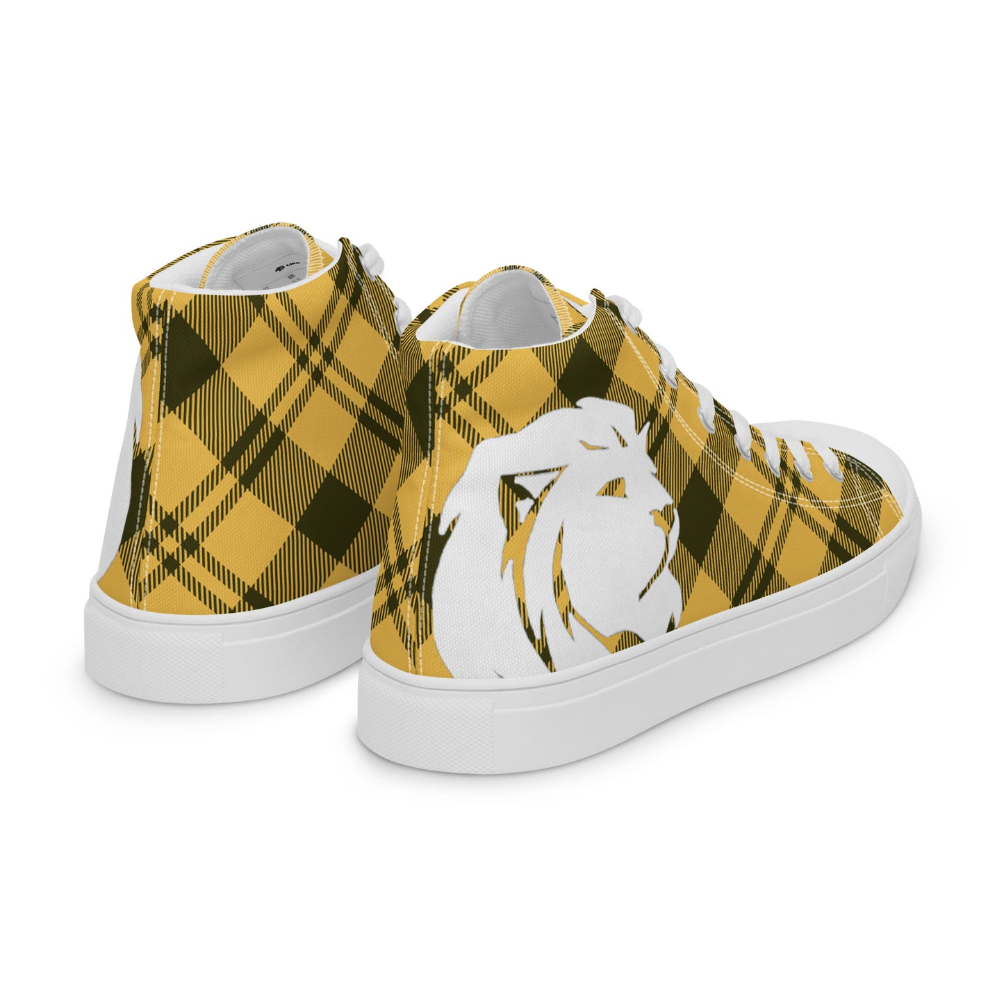 0704 Hi-Tops, Plaid Yellow, mk2