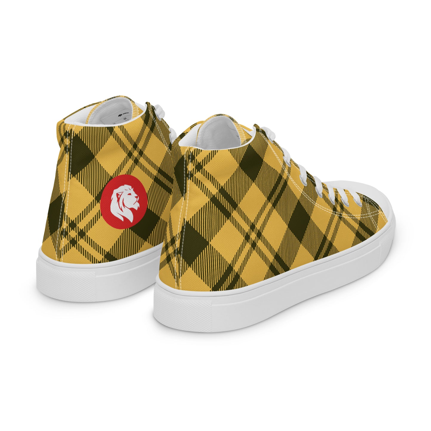 0704 Hi-Tops, Plaid Yellow, mk1