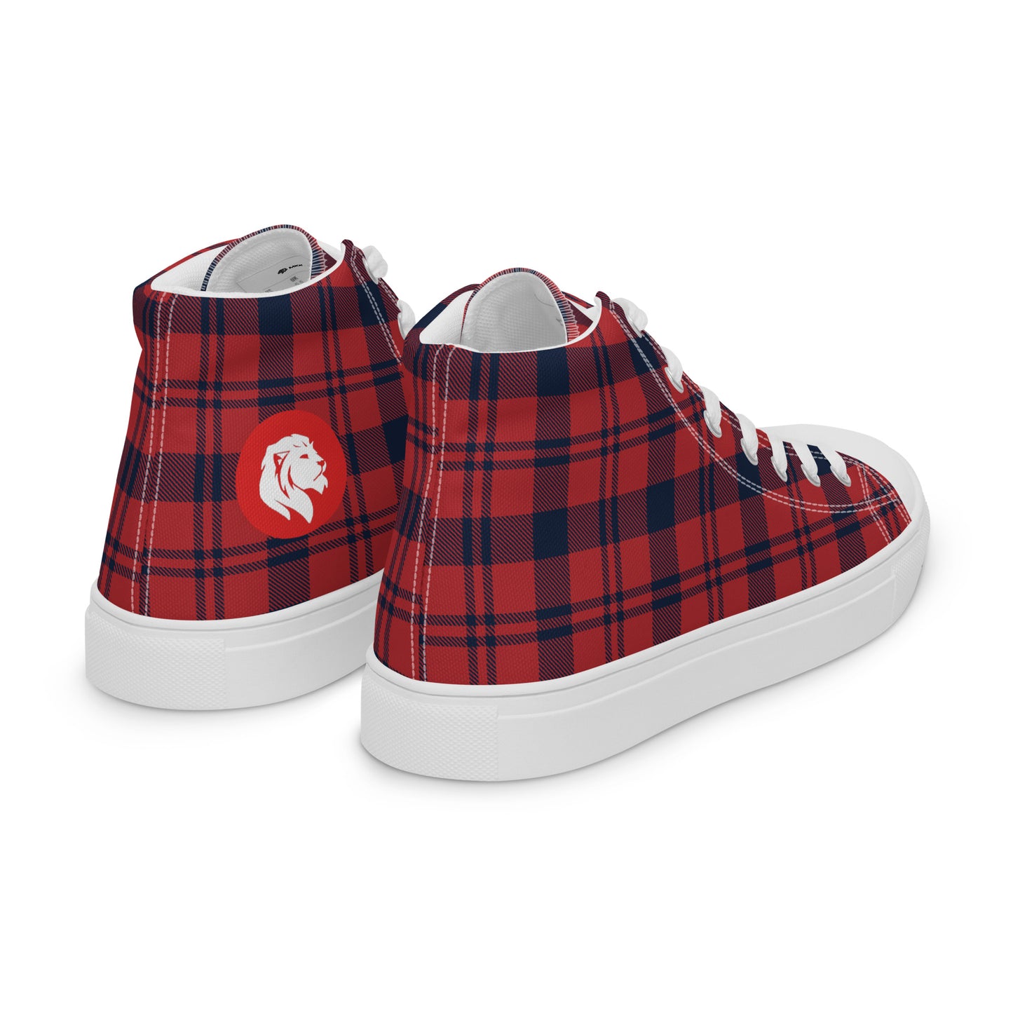 0704 Hi-Tops, Plaid Red and Blue, mk1