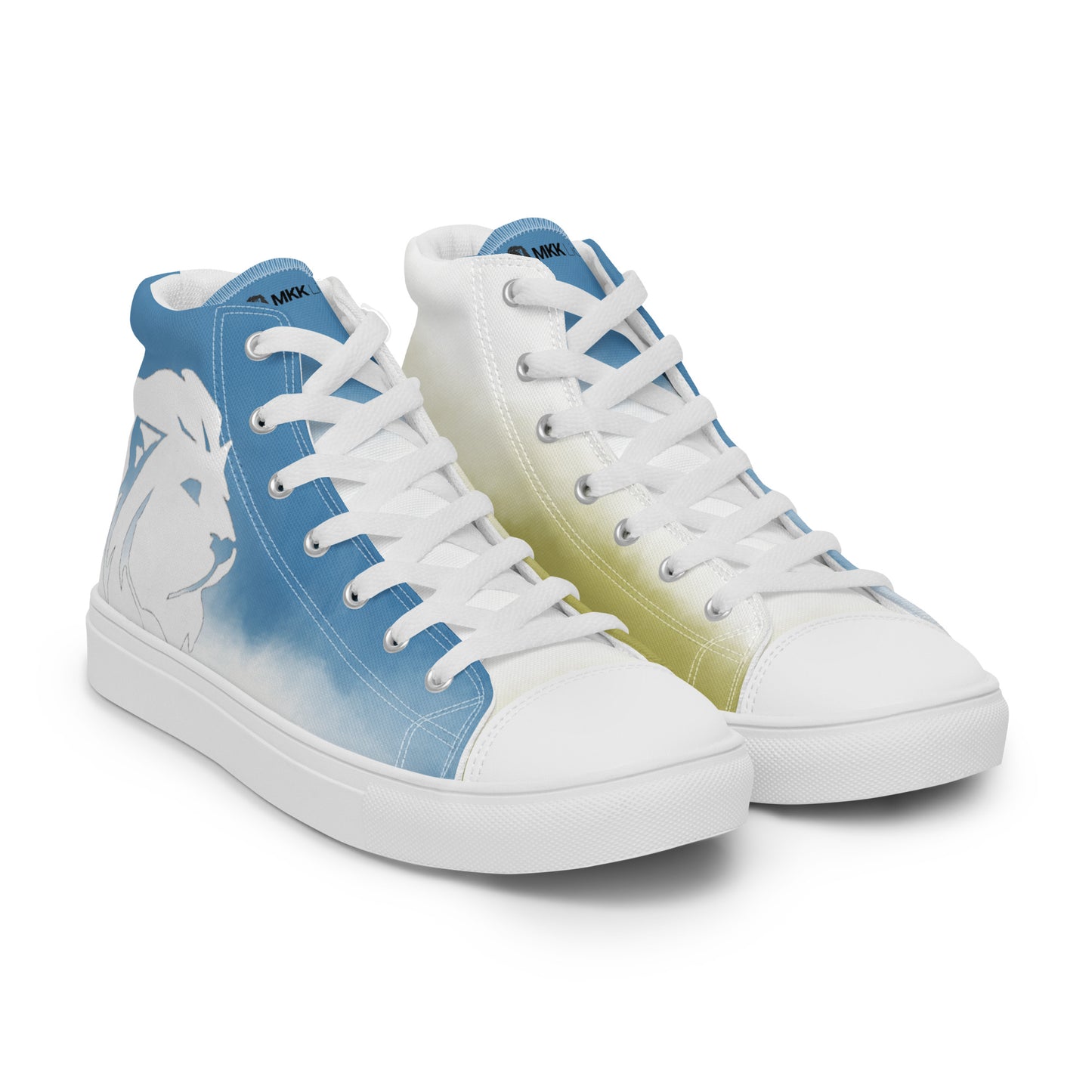 0704 Hi-Tops, Gradient Blue and Green, mk2