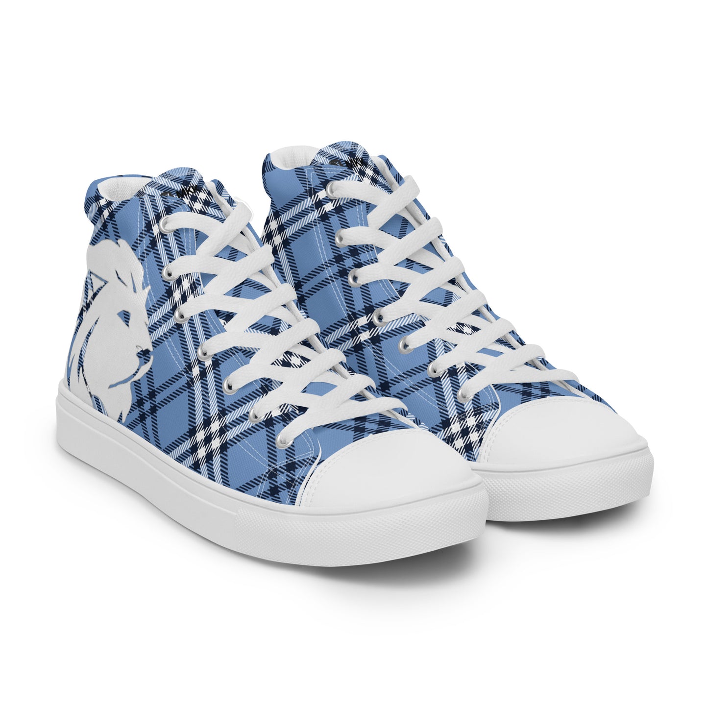 0704 Hi-Tops, Plaid Blue, mk2